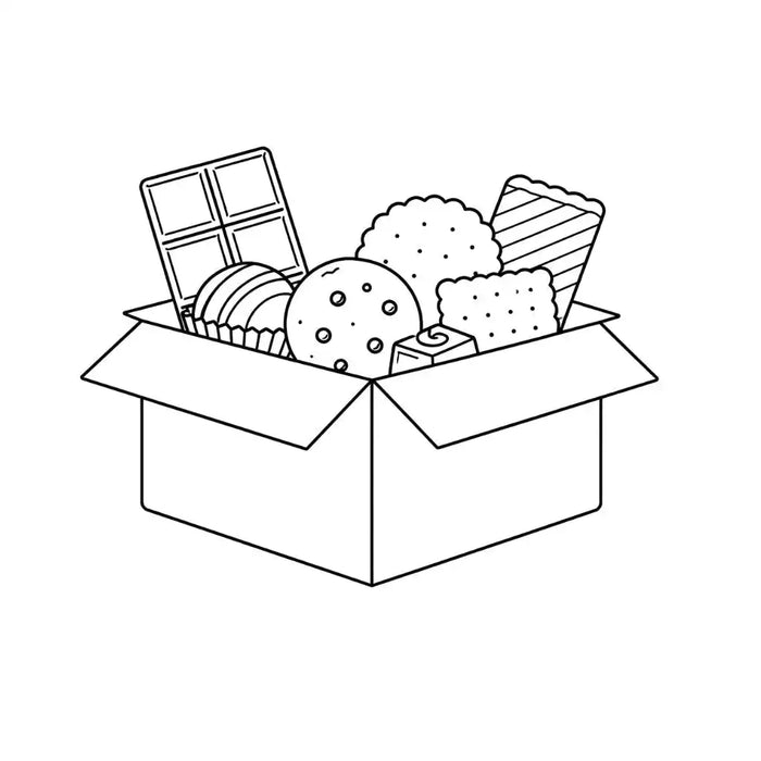 Snacks, Chocolates e Bebidas