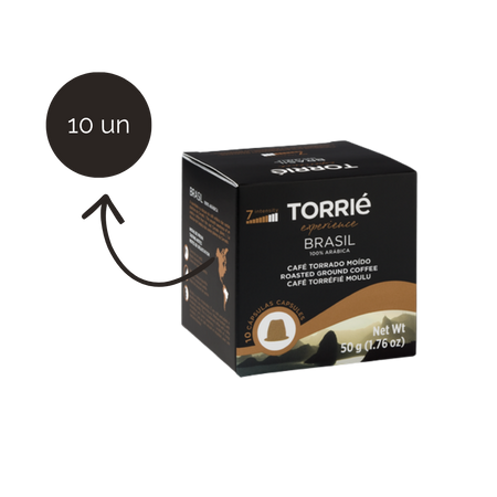 Cápsulas Torrié Experience Brasil compatíveis Nespresso 10 unidades