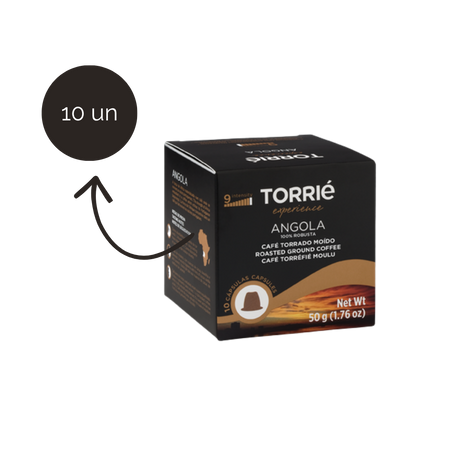 Cápsulas Torrié Experience Angola compatíveis Nespresso 10 unidades