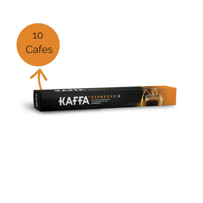 Cápsulas Kaffa Expresso Compatíveis Nespresso 10 Unidades — Plástico