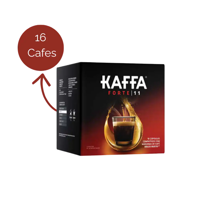 Cápsulas Kaffa Forte Compatíveis Dolce Gusto 16 Unidades