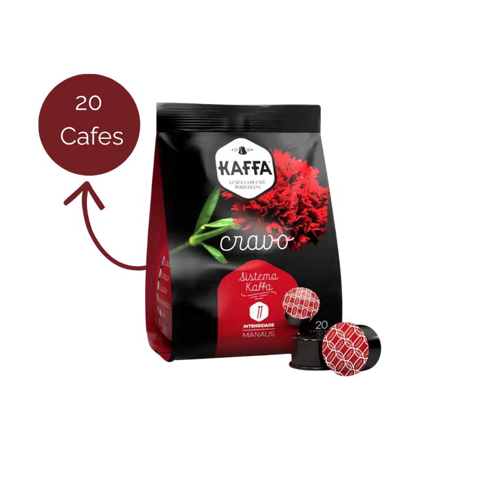 Cápsulas Kaffa Cravo Manaus Sistema Kaffa 20 Unidades
