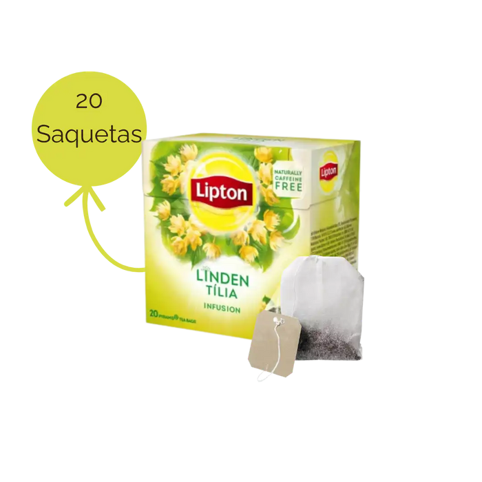 Chá Lipton Tília Infusão 20 Saquetas