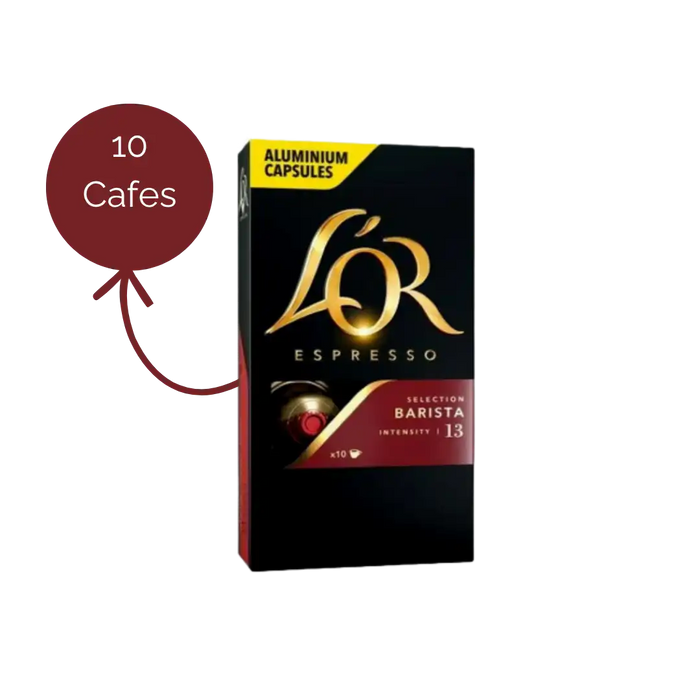 Cápsulas L’OR Espresso Barista Compatíveis Nespresso 10 Unidades