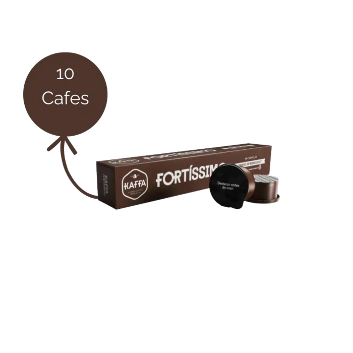Cápsulas Kaffa Fortíssimo Compatíveis Delta Q 10 Unidades