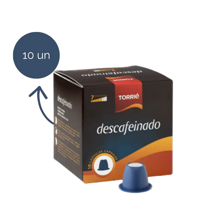 Cápsulas Torrie Descafeinado Compatíveis Nespresso