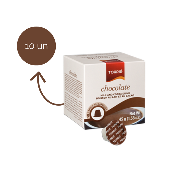 Cápsulas Torrié Chocolate 10 Unidades 45 g