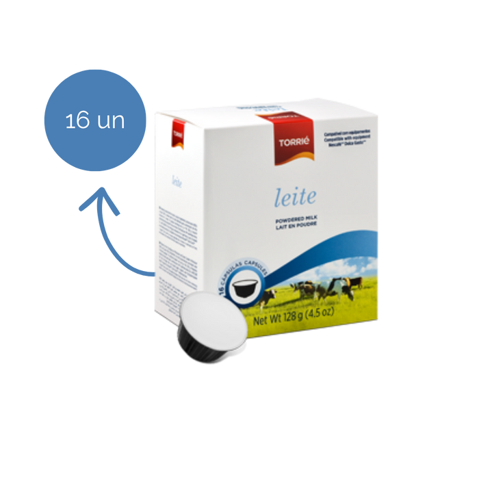 Cápsulas Torrié Leite Compatíveis Dolce Gusto 16 Unidades